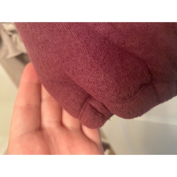 Plum Coloured Urban Outfitters Puffer Jacket - Picture 4 of 4